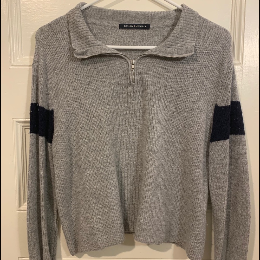 knit zip up :)